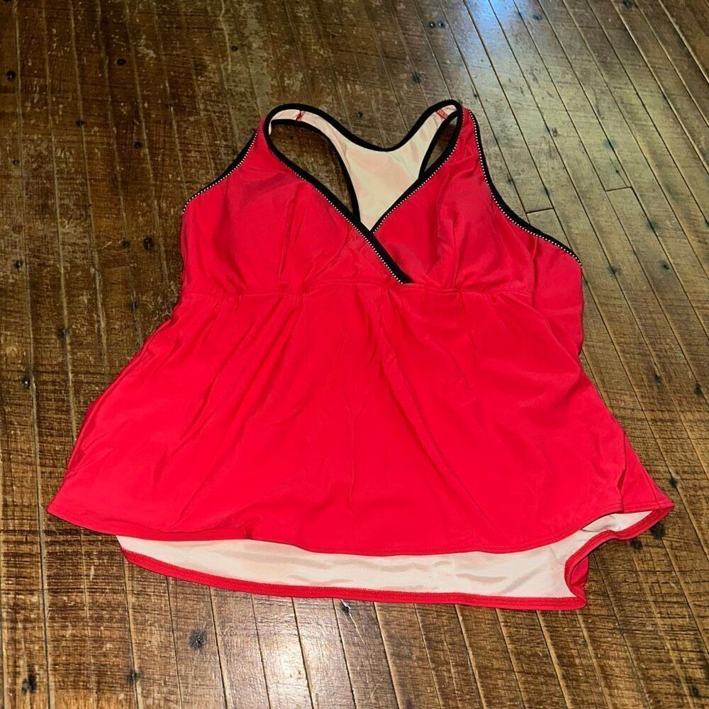 Miraclesuit blue modest 24W cruisewear tankini top